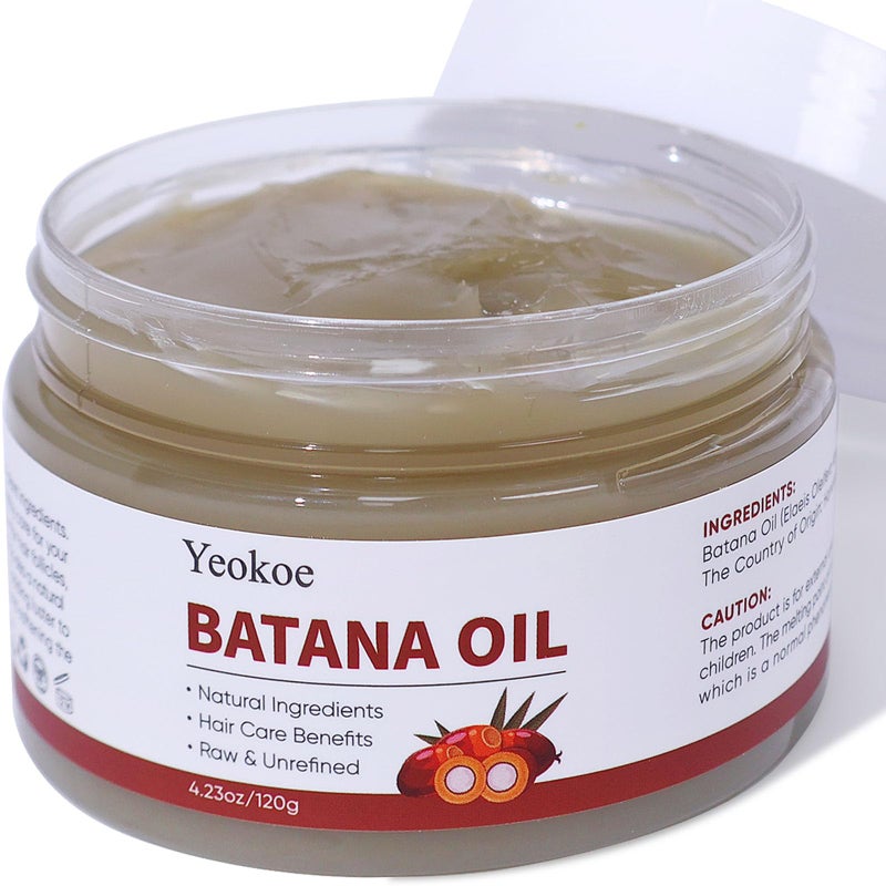 Yeokoe Batana Oil for Hair Growth Pure and Natural Raw Unrefined Dr SebiHair OilGreat for Skin Care and Hair Care Promotes Hair Thickness for Men Women